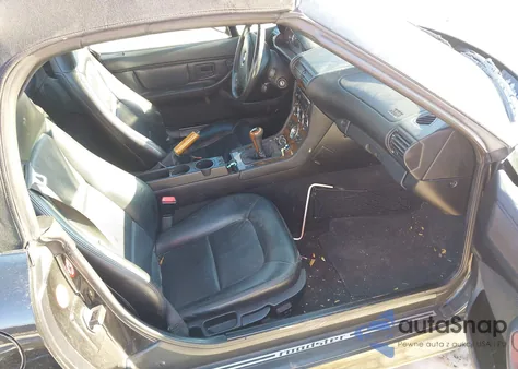 2001 BMW Z3 2.5I z USA, uszkodzony, nr VIN WBACN33421LK46169